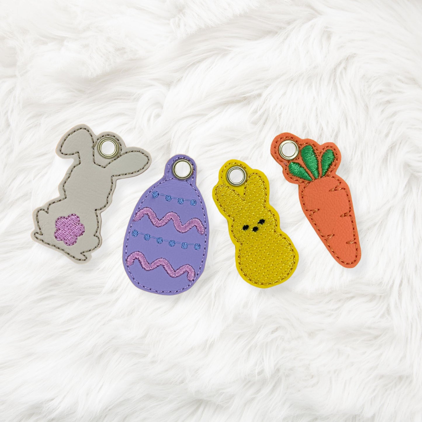 4x4 Easter Zipper Pulls