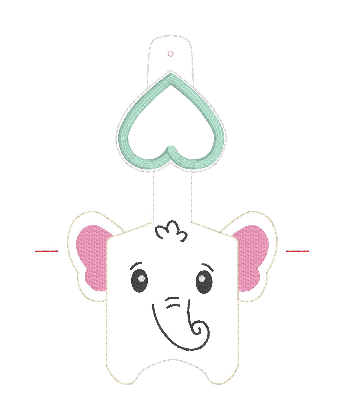 5x7 1oz Elephant Sanitizer Holder