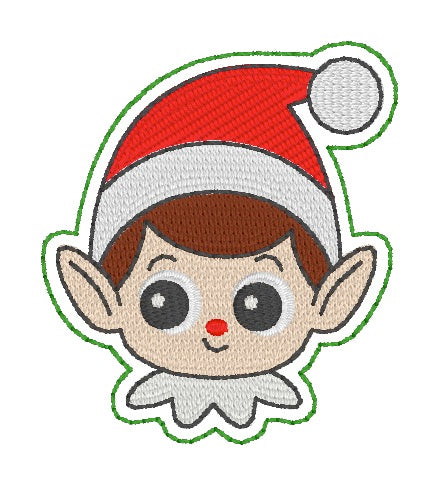 ITH 4x4 Christmas Elf Feltie