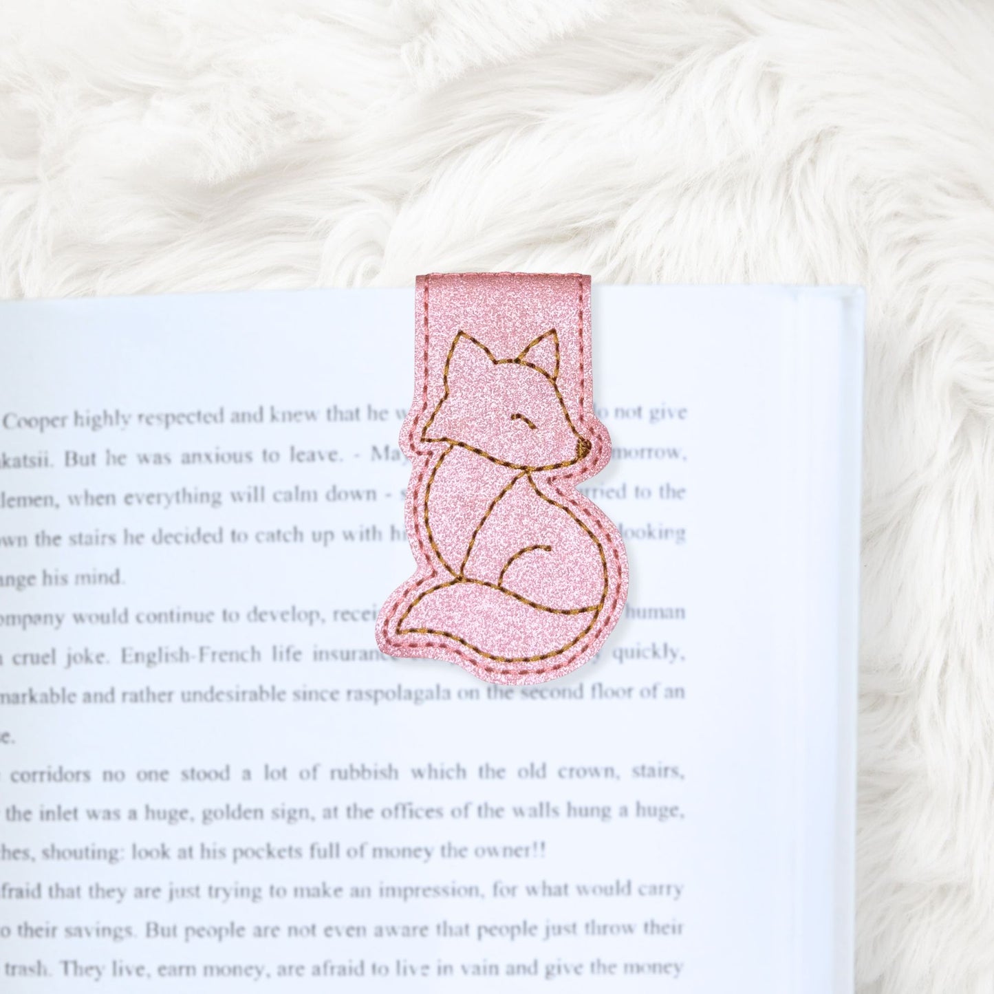 ITH 4x4 Fox Foldover Magnetic Bookmark