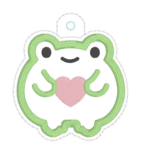 ITH 4x4 Frog Appliqué Snaptab/Eyelet