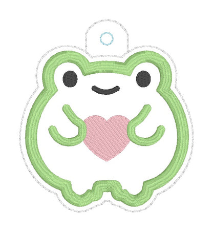 ITH 4x4 Frog Appliqué Snaptab/Eyelet