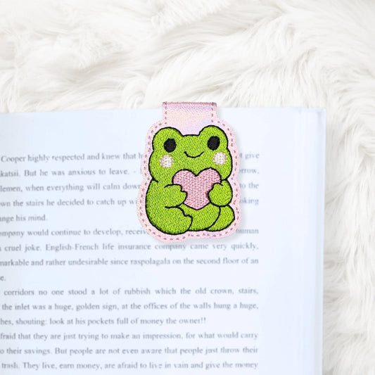 ITH 4x4 Frog Foldover Magnetic Bookmark
