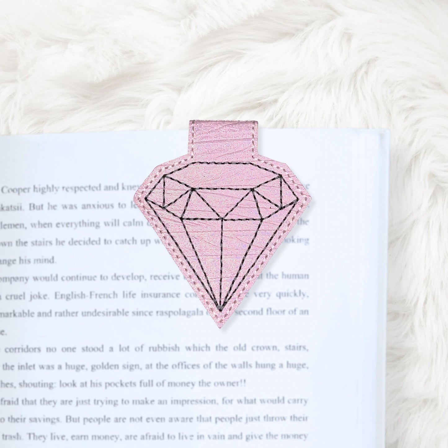 ITH 4x4 Geo Diamond Foldover Magnetic Bookmark