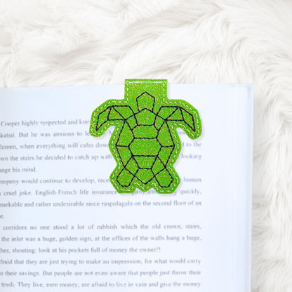 ITH 4x4 Geo Turtle Foldover Magnetic Bookmark
