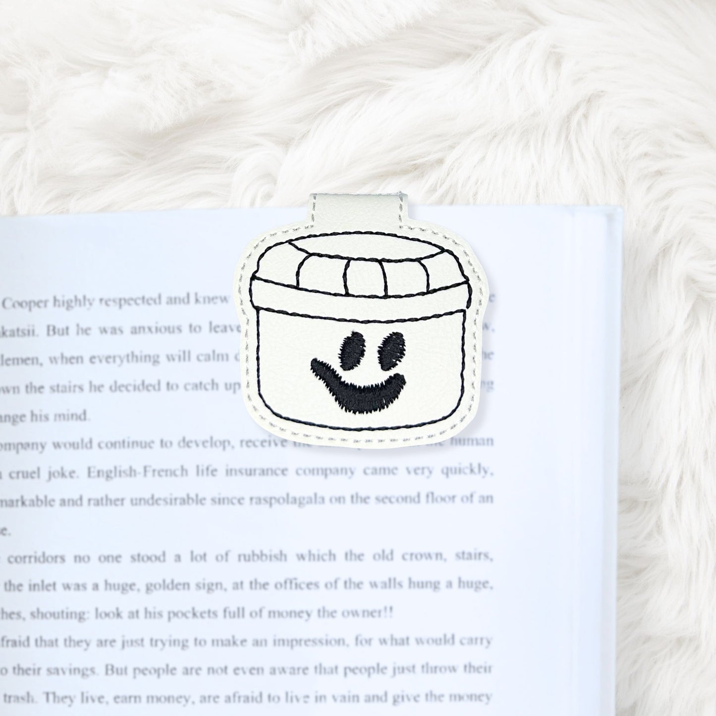 ITH 4x4 Ghost Bucket Foldover Magnetic Bookmark