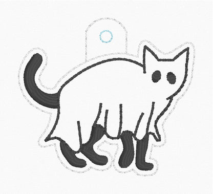 4x4 Ghost Cat Snaptab/Eyelet