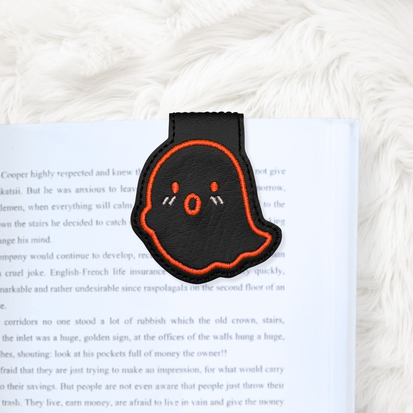 ITH 4x4 Ghost Foldover Magnetic Bookmark