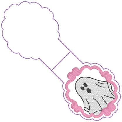 ITH 4x4 Ghost Frame Foldover Magnetic Bookmark