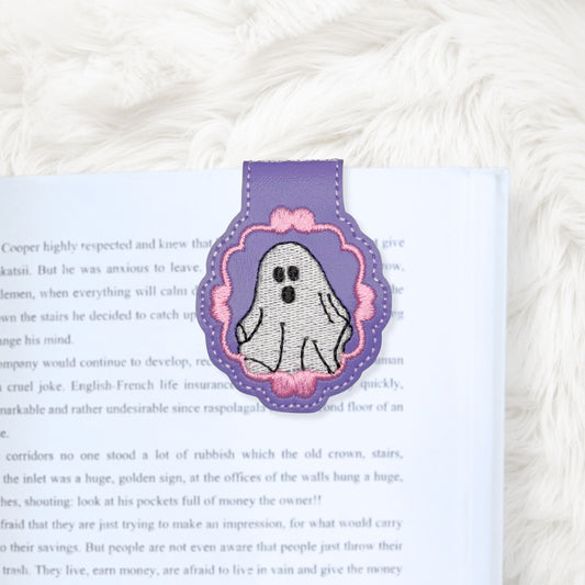 ITH 4x4 Ghost Frame Foldover Magnetic Bookmark