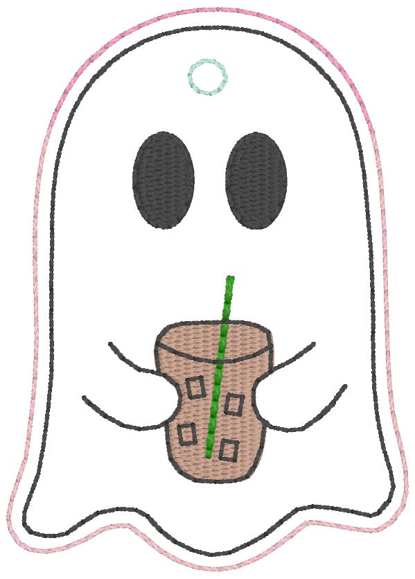 ITH 4x4 Ghost Iced Coffee Air Tag Holder