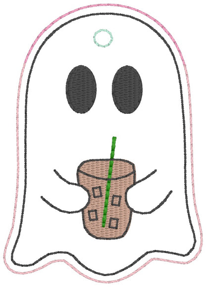 ITH 4x4 Ghost Iced Coffee Air Tag Holder