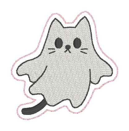 ITH 4x4 Ghost Kitty Feltie