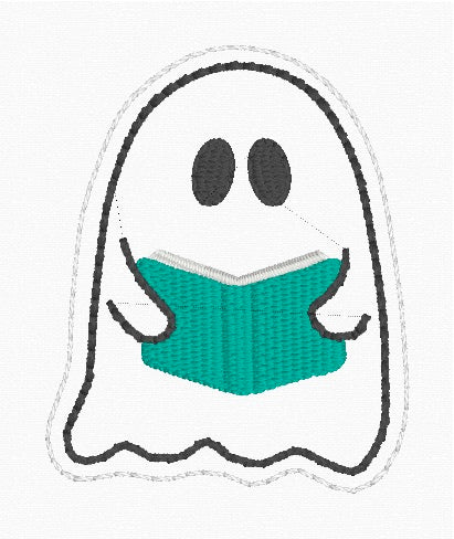 ITH 4x4 Ghost w/Book  Feltie