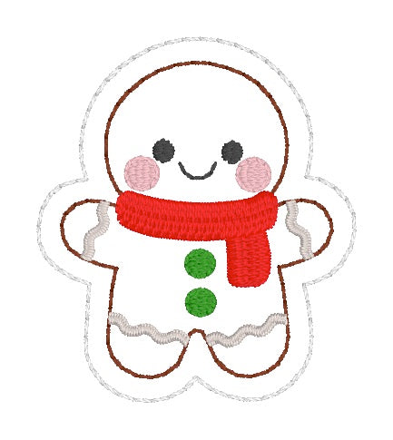 ITH 4x4 Gingerbread Appliqué Feltie