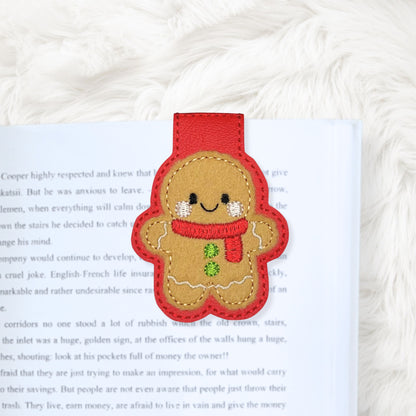 ITH 4x4 Gingerbread Appliqué Foldover Magnetic Bookmark
