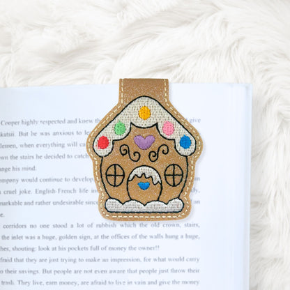 ITH 5x7 Gingerbread House Foldover Magnetic Bookmark