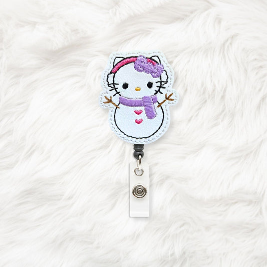 4x4 HK Snowman Feltie