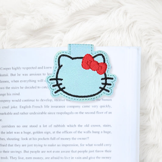 ITH 4x4 Kitty Foldover Magnetic Bookmark