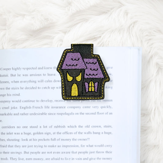 ITH 4x4 Haunted House Foldover Magnetic Bookmark