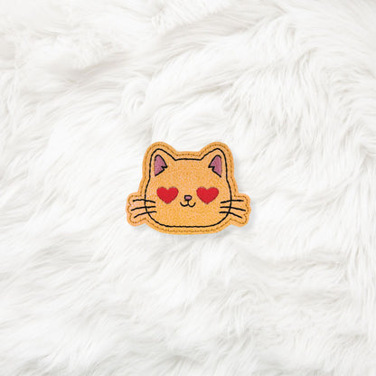 ITH 4x4 Heart Eyes Kitten Feltie
