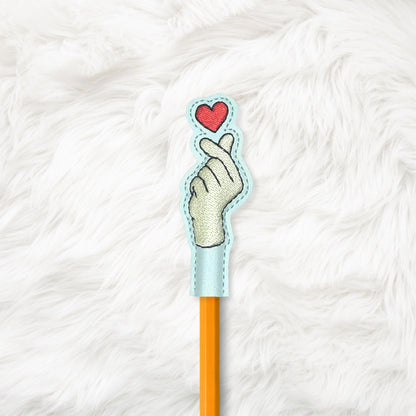 ITH 4x4 Heart Hand Pencil Topper