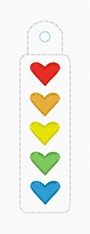 4x4 Hearts Snaptab/Eyelet