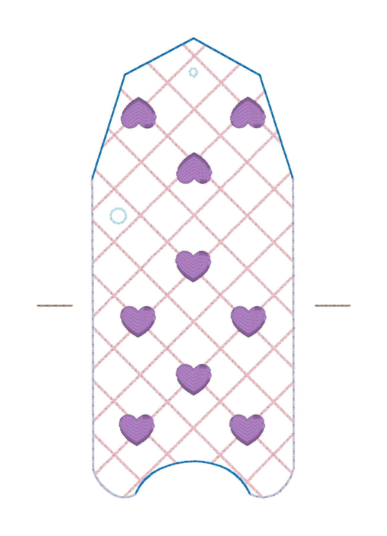 ITH 5x7 1oz Hearts Sanitizer Holder