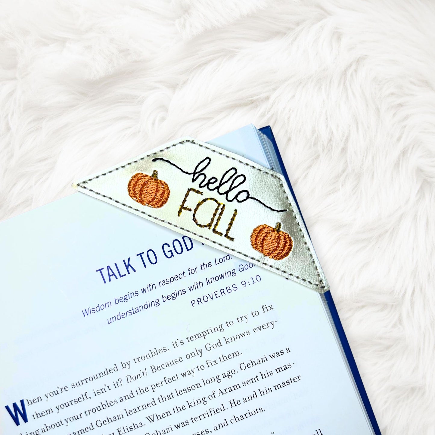 4x4 Hello Fall Corner Bookmark