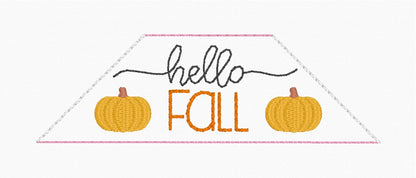 4x4 Hello Fall Corner Bookmark