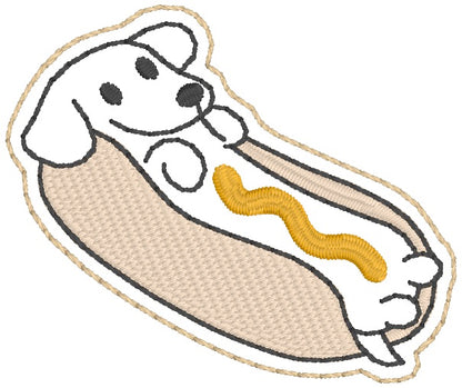 ITH 4x4 Hot Dog Feltie