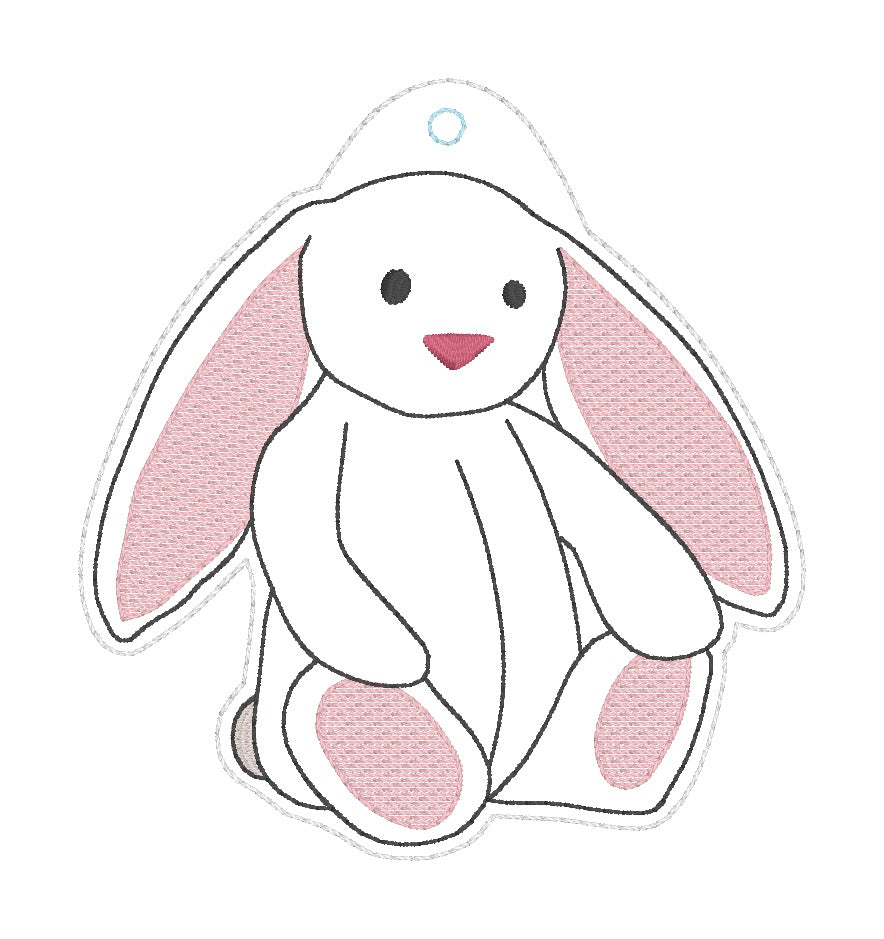 ITH 4x4 Bunny Ornament