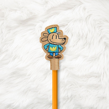 ITH 4x4 Dog Man Pencil Topper