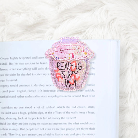 ITH 4x4 Reading Is My Jam Foldover Magnetic Bookmark