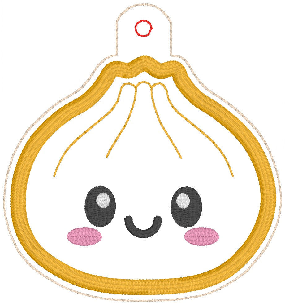 ITH 4x4 Kawaii Dumpling Appliqué Snaptab/Eyelet