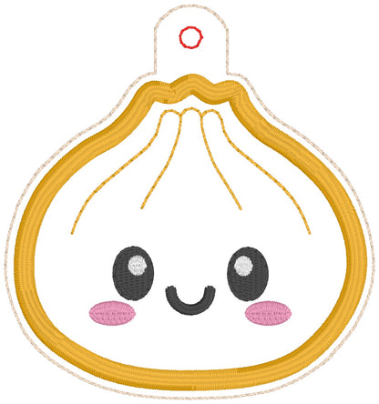 ITH 4x4 Kawaii Dumpling Appliqué Snaptab/Eyelet