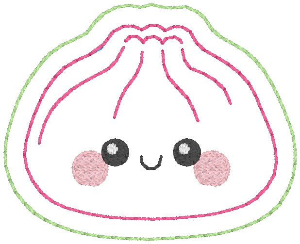 ITH 4x4 Kawaii Dumpling Appliqué Feltie