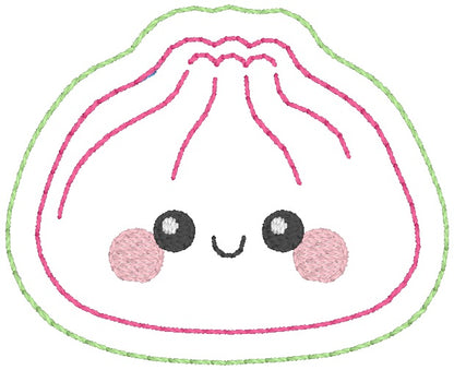 ITH 4x4 Kawaii Dumpling Appliqué Feltie