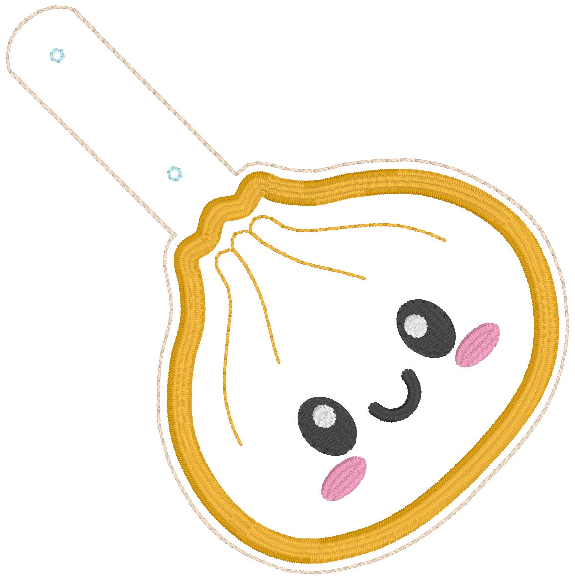 ITH 4x4 Kawaii Dumpling Appliqué Snaptab/Eyelet