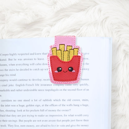 ITH 5x7 Kawaii Fries Appliqué Foldover Magnetic Bookmark