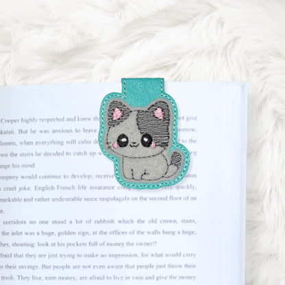 ITH 4x4 Kawaii Kitten Appliqué Foldover Magnetic Bookmark