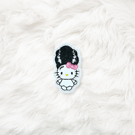 ITH 4x4 Kitty Bride Feltie