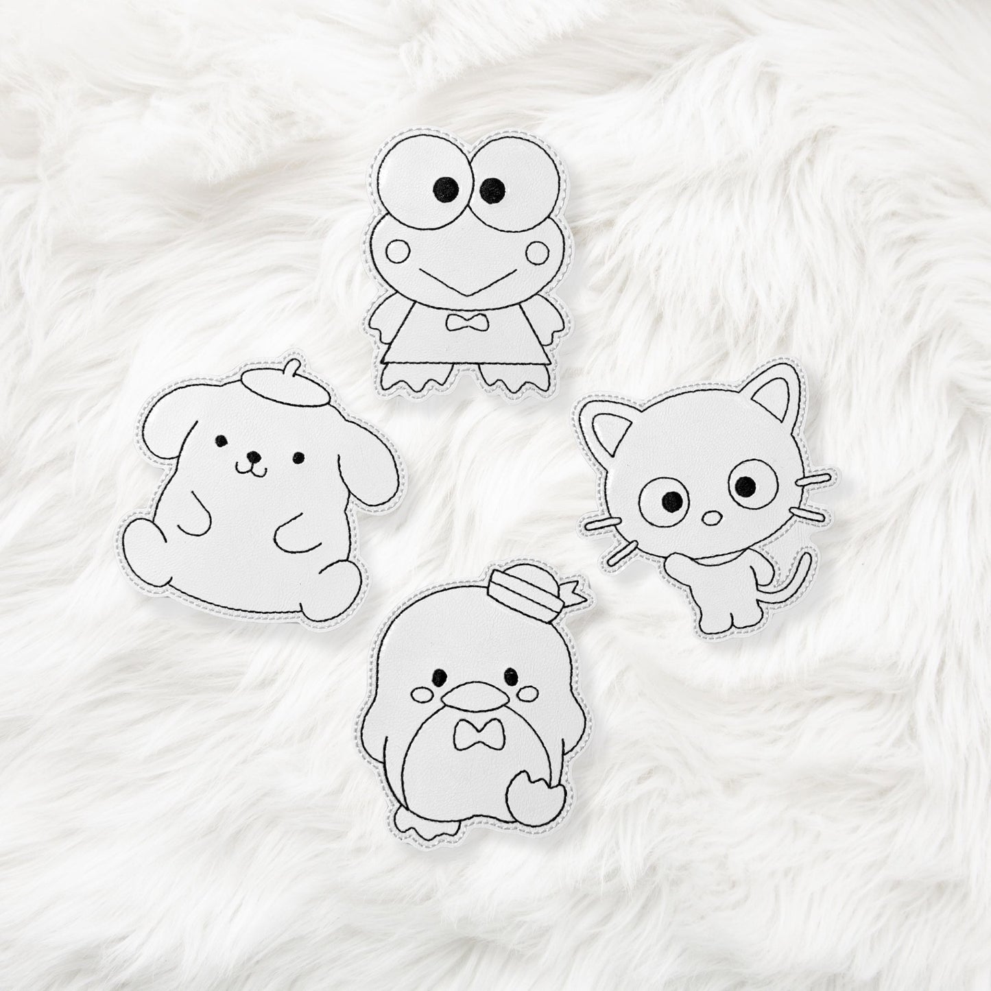 ITH 4x4 Kitty Friends Dry Erase Coloring Characters
