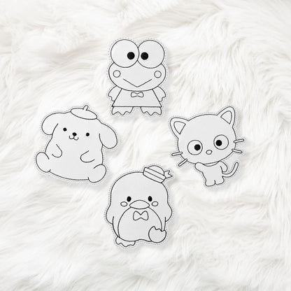 ITH 4x4 Kitty Friends Dry Erase Coloring Characters