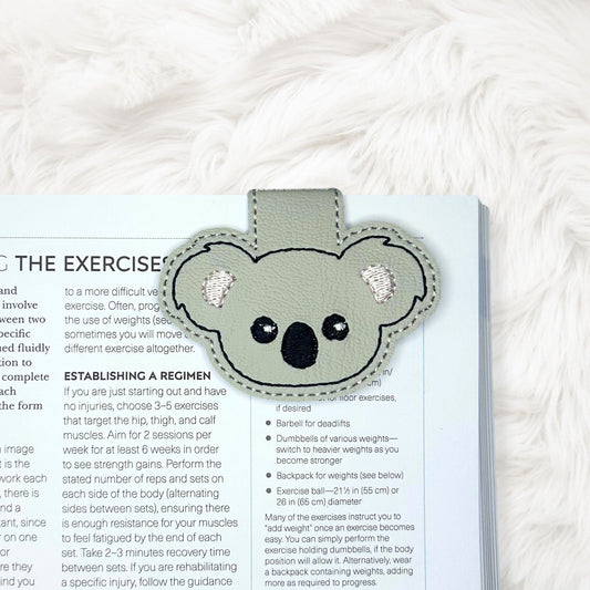 ITH 4x4 Koala Foldover Magnetic Bookmark