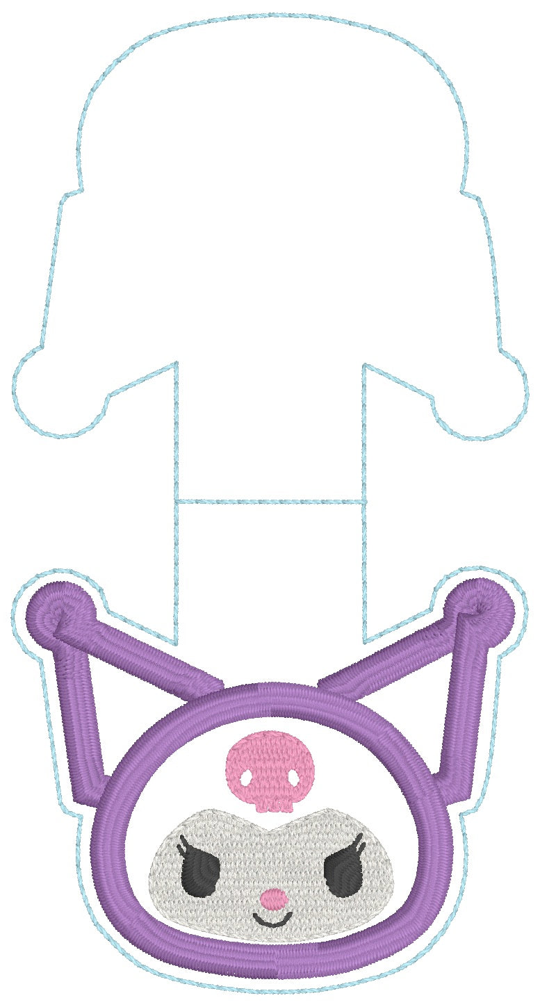 ITH 5x7 K Friend Appliqué Foldover Magnetic Bookmark