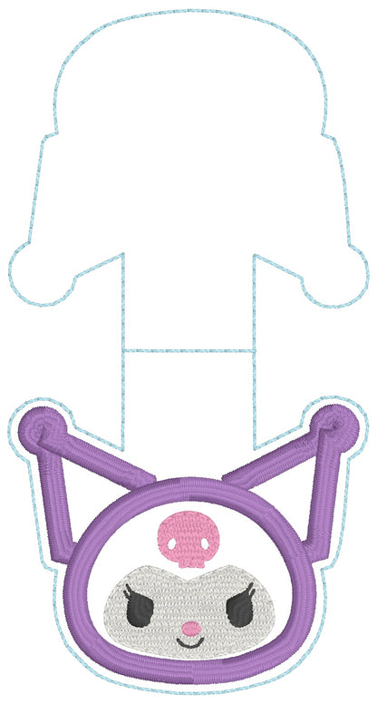 ITH 5x7 K Friend Appliqué Foldover Magnetic Bookmark