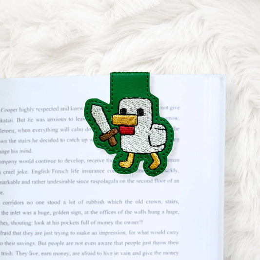 ITH 4x4 L Chicken Foldover Magnetic Bookmark