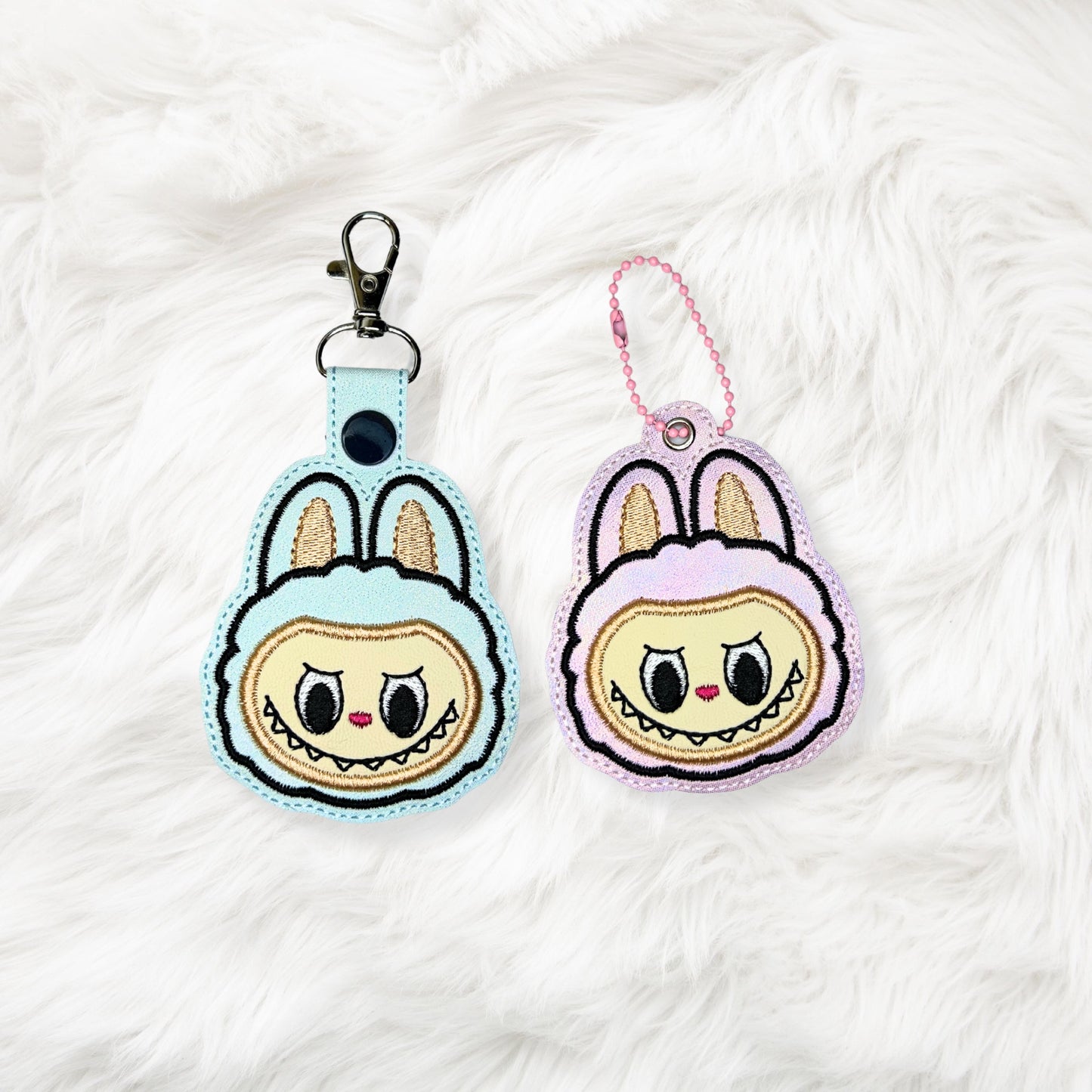 ITH 4x4, 5x7 Fluffy Monster Appliqué Snaptab/Eyelet