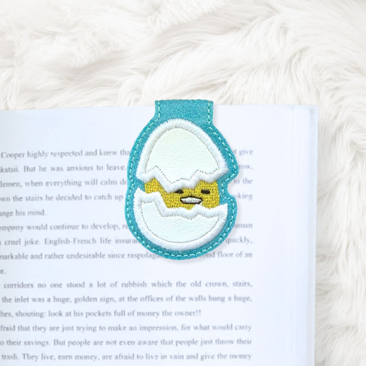 ITH 4x4 Lazy Egg Appliqué Foldover Magnetic Bookmark